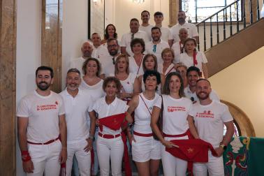 Famosos en el Ayuntamiento de Pamplona