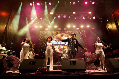 Concierto de Boney M en la Plaza del Castillo
