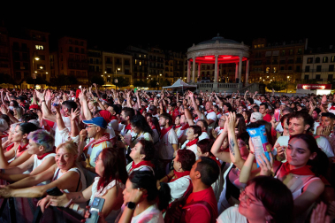 Concierto de Boney M en la Plaza del Castillo