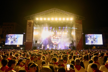 Concierto de Boney M en la Plaza del Castillo