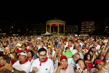 Concierto de Boney M en la Plaza del Castillo