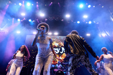 Concierto de Boney M en la Plaza del Castillo