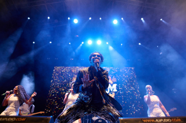 Concierto de Boney M en la Plaza del Castillo