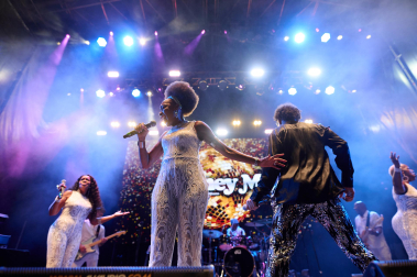 Concierto de Boney M en la Plaza del Castillo
