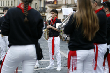 Primer encierro de San Fermín 2026 al final de la Estafeta.