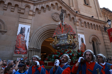 Foto de la Procesión de San Fermín 2026 en Pamplona.