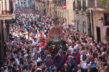 San Fermín, en las calles de Pamplona en su Procesión