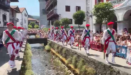 'Zubigainekoa' sobre los petriles del río Onin en Lesaka