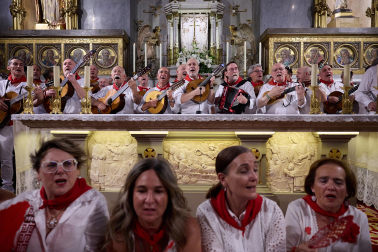 Foto de la Procesión de San Fermín 2026 en Pamplona.