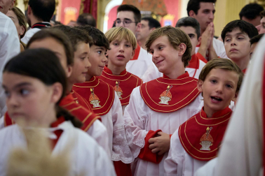 Foto de la Procesión de San Fermín 2026 en Pamplona.