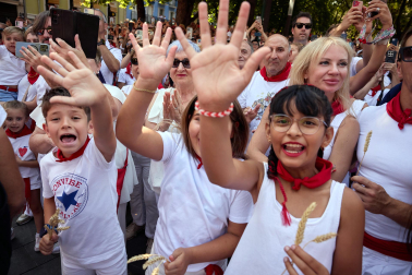 Foto de la Procesión de San Fermín 2026 en Pamplona.