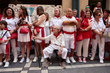 Foto de la Procesión de San Fermín 2026 en Pamplona.