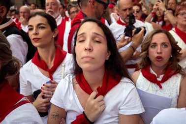 Foto de la Procesión de San Fermín 2026 en Pamplona.
