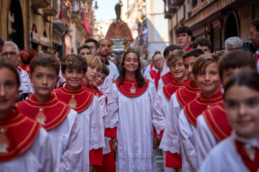Foto de la Procesión de San Fermín 2026 en Pamplona.