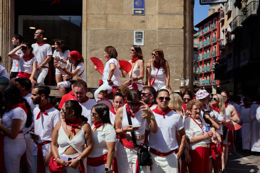 Foto de la Procesión de San Fermín 2026 en Pamplona.