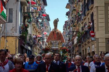 Foto de la Procesión de San Fermín 2026 en Pamplona.