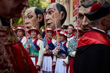 Foto de la Procesión de San Fermín 2026 en Pamplona.
