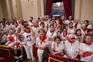 Foto de la Procesión de San Fermín 2026 en Pamplona.
