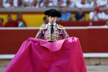 Fotos de la corrida del 7 de julio de la Feria del Toro 2026 con morlacos de Fuente Ymbro para los diestros Daniel Luque, Víctor Hernández y Aarón Palacio