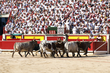 Fotos de la corrida del 7 de julio de la Feria del Toro 2026 con morlacos de Fuente Ymbro para los diestros Daniel Luque, Víctor Hernández y Aarón Palacio