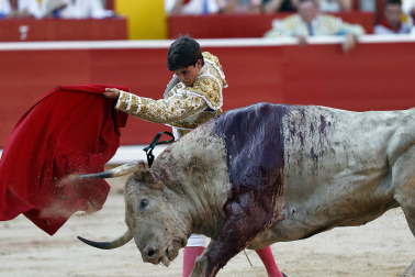 Fotos de la corrida del 7 de julio de la Feria del Toro 2026 con morlacos de Fuente Ymbro para los diestros Daniel Luque, Víctor Hernández y Aarón Palacio