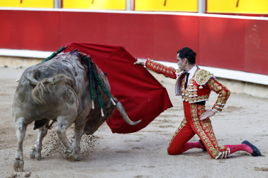 Fotos de la corrida del 7 de julio de la Feria del Toro 2026 con morlacos de Fuente Ymbro para los diestros Daniel Luque, Víctor Hernández y Aarón Palacio