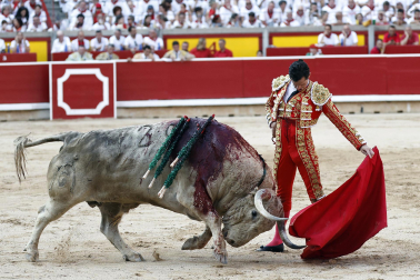 Fotos de la corrida del 7 de julio de la Feria del Toro 2026 con morlacos de Fuente Ymbro para los diestros Daniel Luque, Víctor Hernández y Aarón Palacio