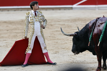 Fotos de la corrida del 7 de julio de la Feria del Toro 2026 con morlacos de Fuente Ymbro para los diestros Daniel Luque, Víctor Hernández y Aarón Palacio