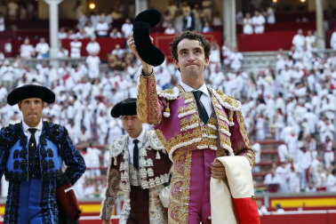 Fotos de la corrida del 7 de julio de la Feria del Toro 2026 con morlacos de Fuente Ymbro para los diestros Daniel Luque, Víctor Hernández y Aarón Palacio