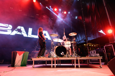 Foto del concierto de San Fermín de Bala en la Plaza del Castillo