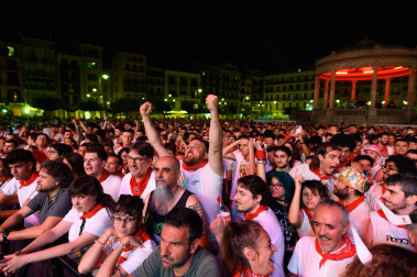 Concierto de Koma en la Plaza del Castillo