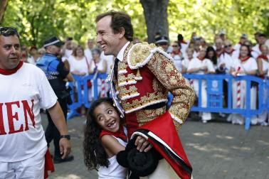 Fotos de la corrida del 8 de julio de la Feria del Toro 2026 con toros de la ganadería Cebada Gago para los diestros David Galván, Román y Manuel Diosleguarde