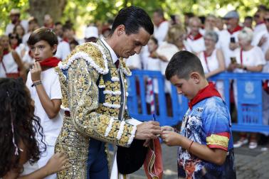 Fotos de la corrida del 8 de julio de la Feria del Toro 2026 con toros de la ganadería Cebada Gago para los diestros David Galván, Román y Manuel Diosleguarde