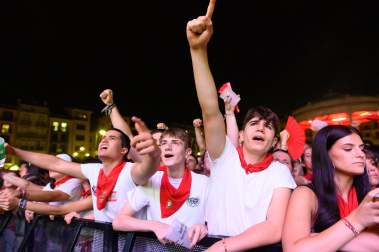 Foto del concierto de Brigade Loco en la Plaza de Castillo en San Fermín 2026