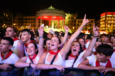 Foto del concierto de Brigade Loco en la Plaza de Castillo en San Fermín 2026