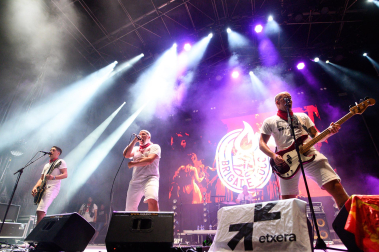 Foto del concierto de Brigade Loco en la Plaza de Castillo en San Fermín 2026