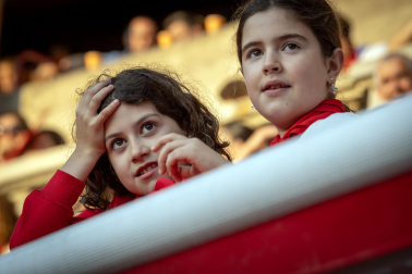 ambiente plaza toros tercer encierro san fermin 2026
