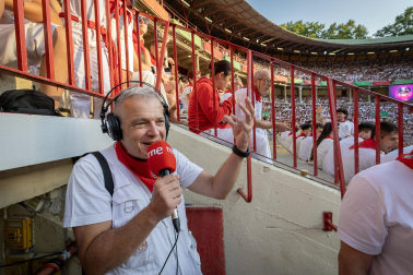 ambiente plaza toros tercer encierro san fermin 2026