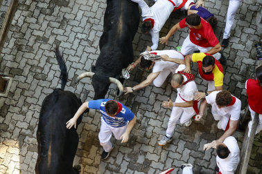 tercer encierro de San Fermín 2026 en Pamplona