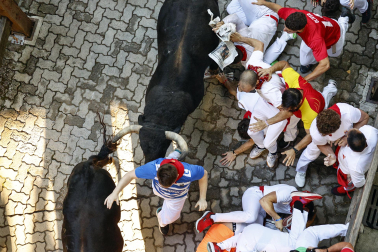 tercer encierro de San Fermín 2026 en Pamplona
