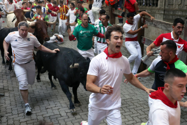 Tercer encierro de San Fermín 2026 en Pamplona