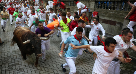 Tercer encierro de San Fermín 2026 en Pamplona