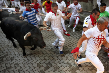 Tercer encierro de San Fermín 2026 en Pamplona