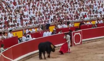 Pincha David de Miranda pegado a tablas