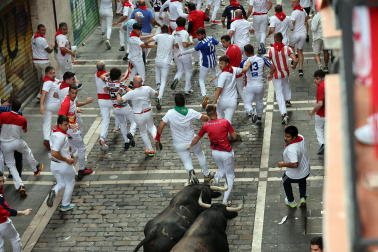 cuarto encierro de San Fermín 2026 en Pamplona