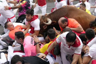cuarto encierro de San Fermín 2026 en Pamplona