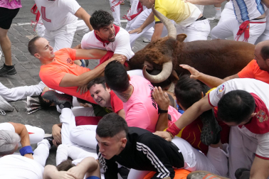 cuarto encierro de San Fermín 2026 en Pamplona