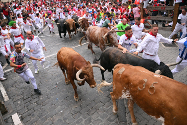 cuarto encierro de San Fermín 2026 en Pamplona