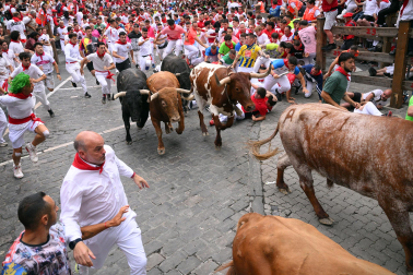 cuarto encierro de San Fermín 2026 en Pamplona