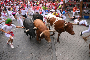 cuarto encierro de San Fermín 2026 en Pamplona
